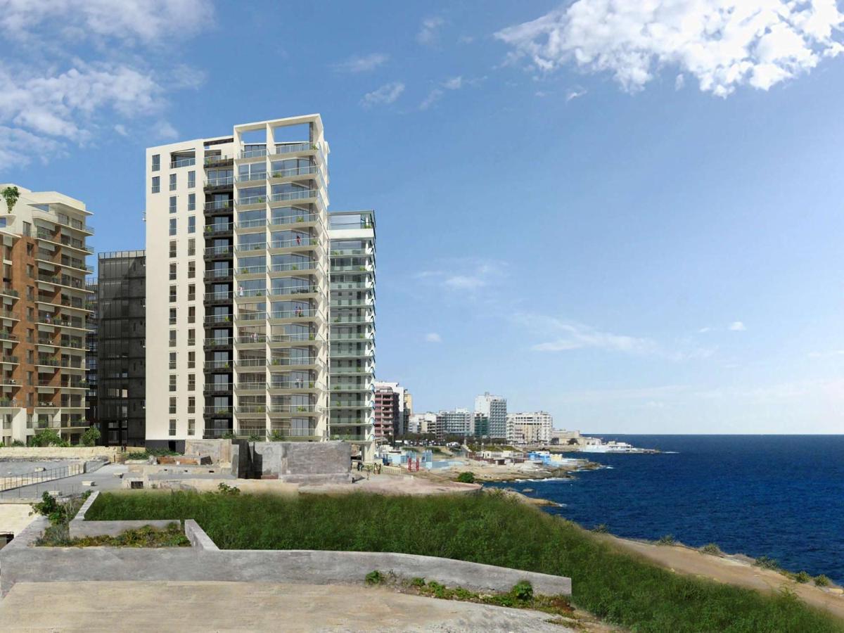 Luxurious Apt With Ocean Views And Pool In Tigne Point Слима Экстерьер фото